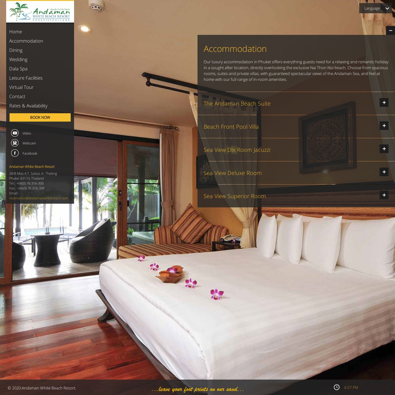 Luxury Phuket Accommodation Andaman White Beach Resort Nai Thon Hotels