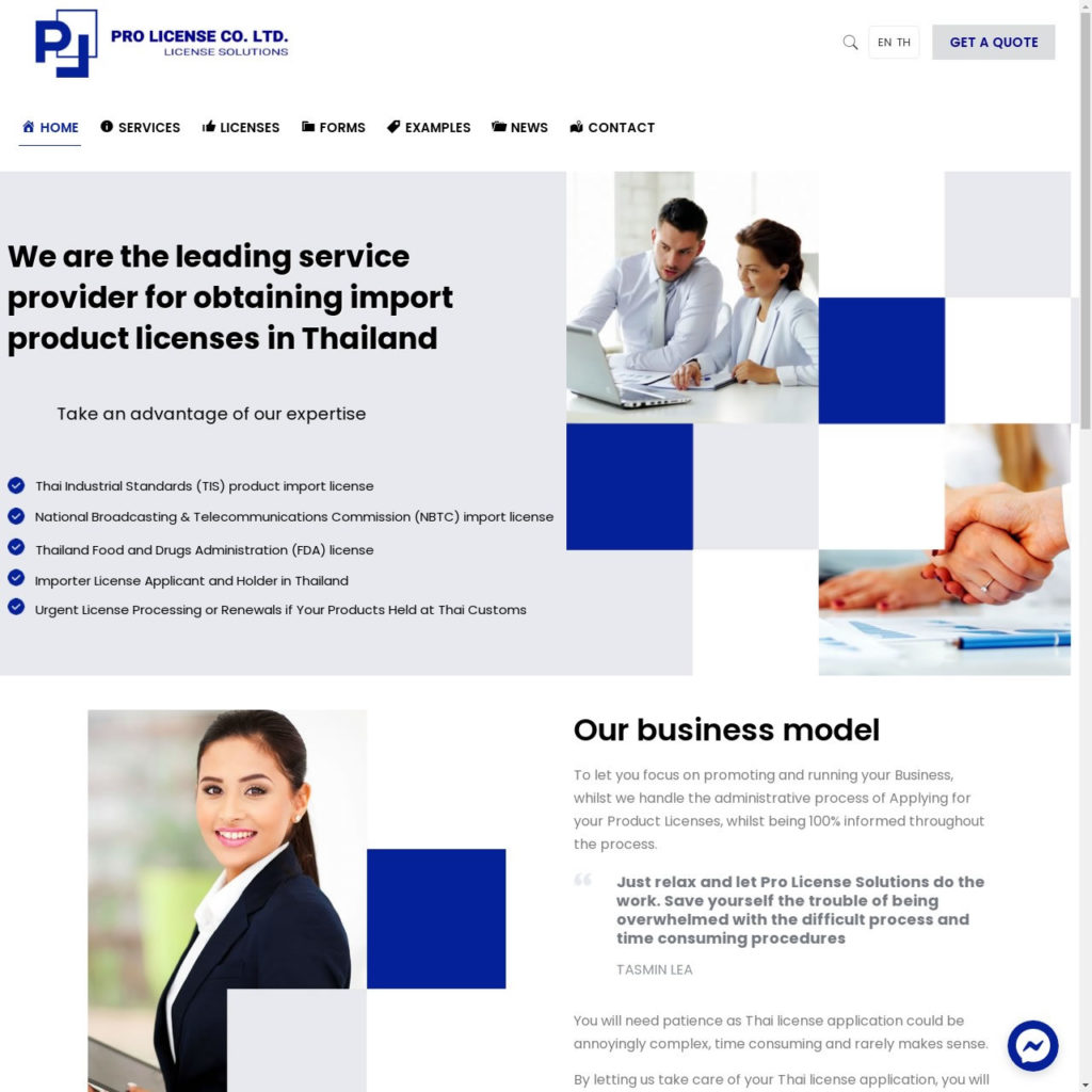 Pro License Co. Ltd. is leading product certification agent in Thailand