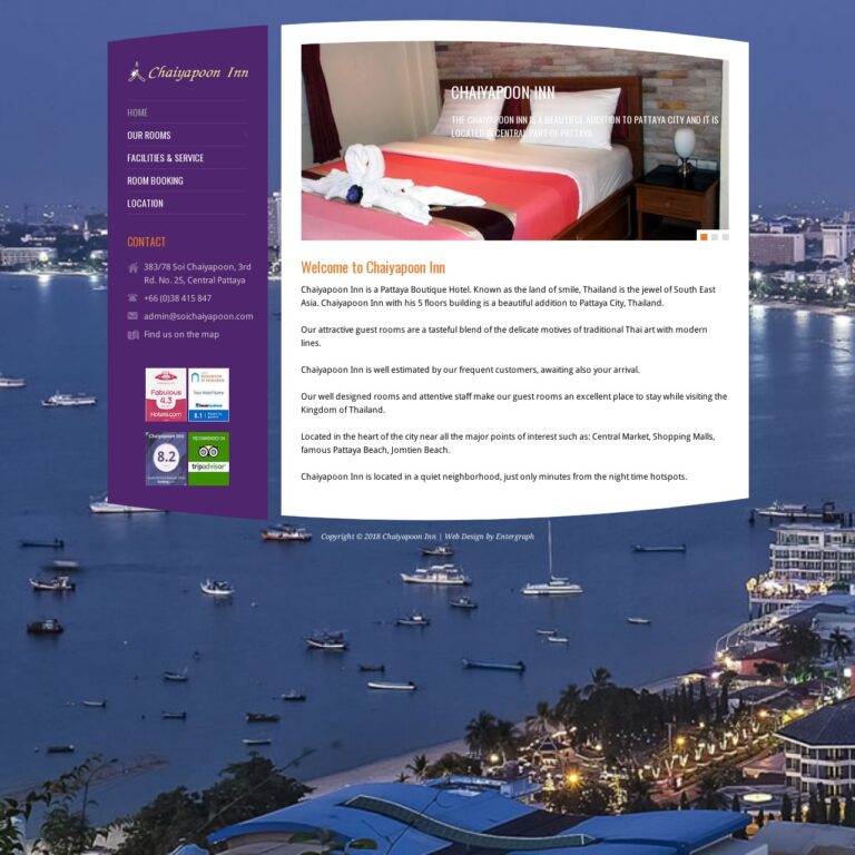 The Chaiyapoon Inn – Boutique Hotel in the heart of Pattaya