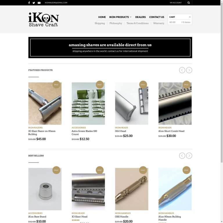 iKon Razors - An old innovation. A new tradition. Directly from us.|iKon Razors